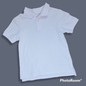 Childrens Place boys White Collared short sleeve shirt XS/TP SZ 4
